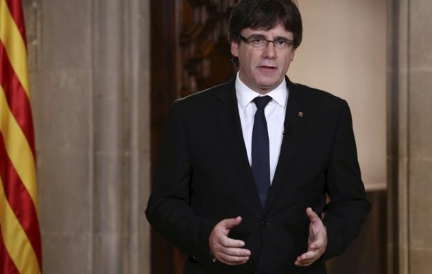 Hγέτης της Καταλονίας Κάρλες Πουτζντεμόν: Θα προχωρήσουμε άμεσα σε ανεξαρτησία