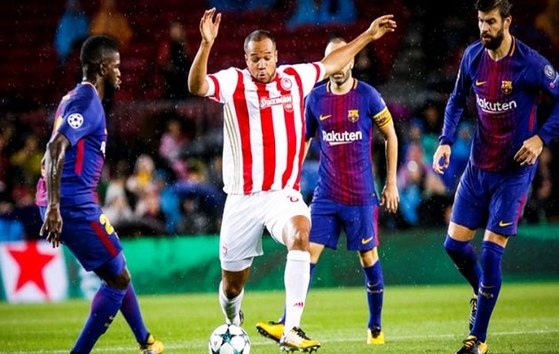 Τσάμπιονς Λιγκ: Αξιοπρεπής ήττα για τον Ολυμπιακό από την Μπαρτσελόνα  (3-1)