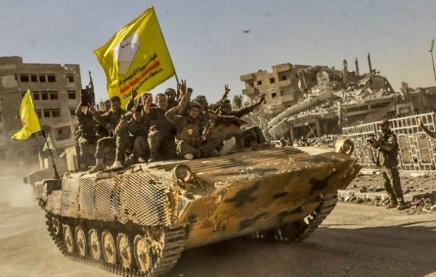 Κούρδοι και Αμερικανοί σφυροκοπούν το Ισλαμικό Κράτος στον τελευταίο του θύλακα στη Συρία