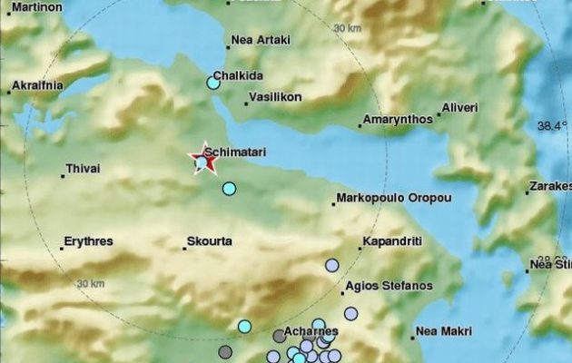 Σεισμός κούνησε την Αθήνα στις 16.53 – Πιο ισχυρός από τον προηγούμενο