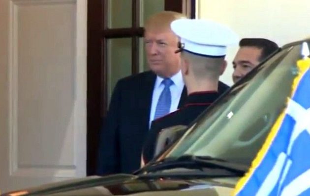 Πέρασε το κατώφλι του Λευκού Οίκου ο Τσίπρας