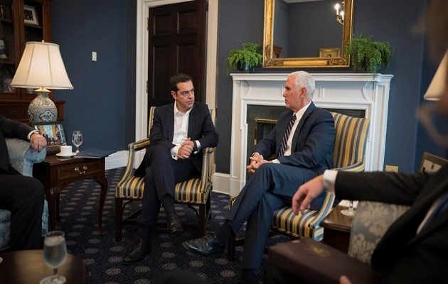 Συνάντηση Τσίπρα – Πενς: Αναβαθμισμένη η γεωπολιτική θέση της Ελλάδας