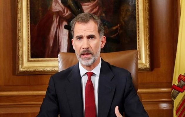 Βασιλιάς Φίλιππος για δημοψήφισμα: Προσπάθησαν να βάλουν τέλος στην ενότητα της Ισπανίας