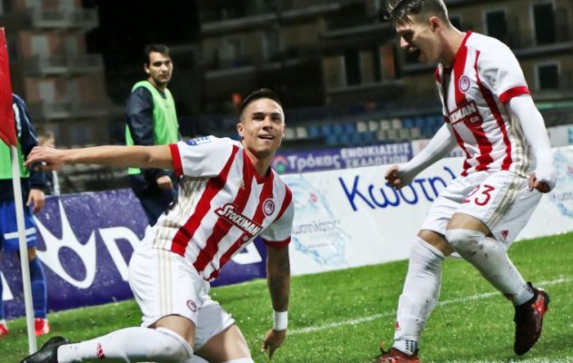 Ο Ολυμπιακός νίκησε 3-1 την Κέρκυρα και έπιασε κορυφή