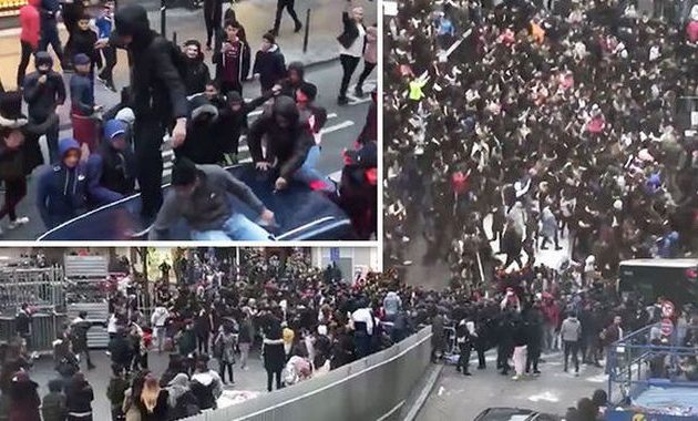 Νεαροί μουσουλμάνοι “σπάνε” το κέντρο των Βρυξελλών – “Φταίει η παιδεία;” (βίντεο)