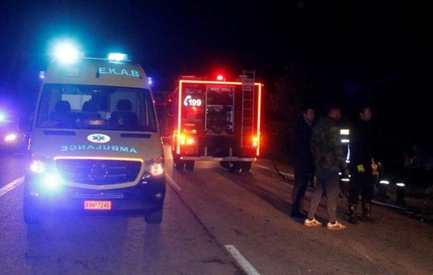 Πολύνεκρο τροχαίο στην εθνική οδό Σπάρτης-Γυθείου – 3 νεκροί και ένας τραυματίας
