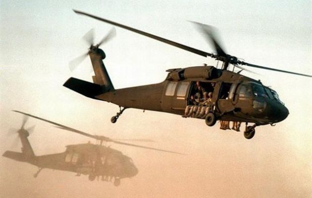 Χυδαία ρωσική προπαγάνδα “βλέπει” αμερικανικά ελικόπτερα να διασώζουν τζιχαντιστές