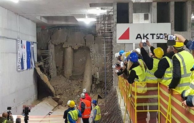 Έτοιμες οι μισές σήραγγες του μετρό Θεσσαλονίκης – “Τρύπωσε” και Καλαμαριά η “Έλλη” (βίντεο)