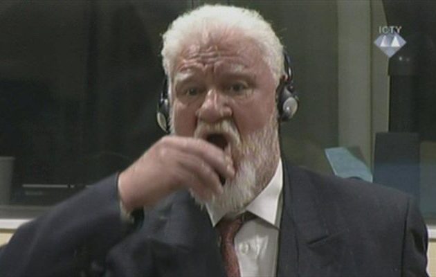 Νεκρός ο πρώην Κροάτης στρατιωτικός που ήπιε δηλητήριο στο Διεθνές Δικαστήριο της Χάγης