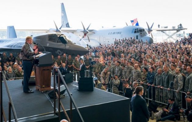 Ντόναλντ Τραμπ: “Κανένας δικτάτορας, κανένα καθεστώς να μην υποτιμήσει την αποφασιστικότητά μας”