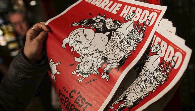 Charlie Hebdo: Δέχεται απειλές για σκίτσο μορίου σε στύση ως “έκτου πυλώνα του Ισλάμ”
