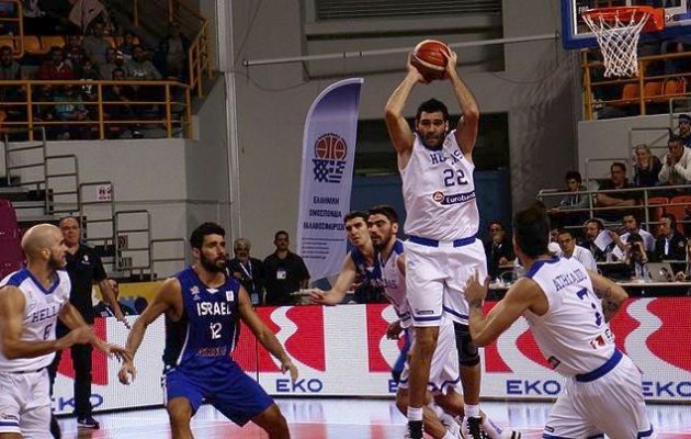 «2 στα 2» η εθνική Ελλάδας – Επικράτησε και του Ισραήλ  με 82-61