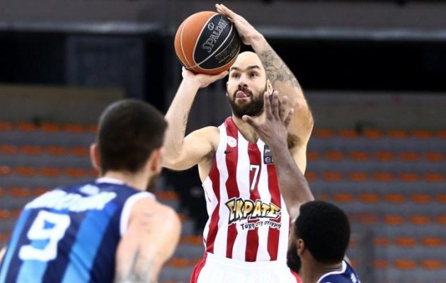 Ο Ολυμπιακός νίκησε άνετα 97-76 τον Κόροιβο – Επέστρεψε δριμύτερος ο Σπανούλης
