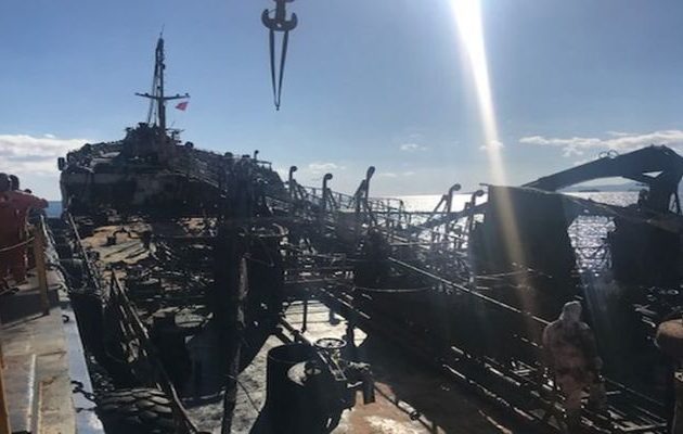 Ρήγμα-μυστήριο βρέθηκε στο «Αγία Ζώνη II» που βυθίστηκε στο Σαρωνικό