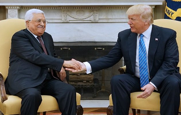 ΣΟΚ στη Μέση Ανατολή: Ο Τραμπ είπε στους Παλαιστίνιους ότι θέλει την Ιερουσαλήμ πρωτεύουσα του Ισραήλ