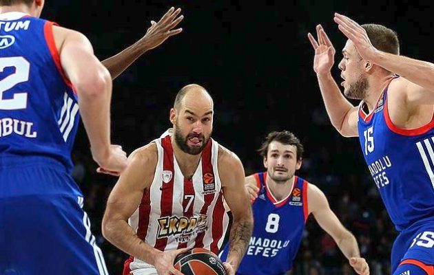 Στην κορυφή της Euroleague ο Ολυμπιακός, νίκησε και την Ανατολού Εφές 61-58
