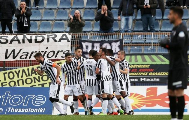 Την πέμπτη συνεχόμενη νίκη του στη Super League πέτυχε ο ΠΑΟΚ 3-0 την Κέρκυρα