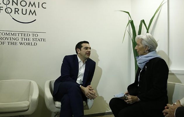 Λαγκάρντ από Νταβός: Αναγκαία η ελάφρυνση του ελληνικού χρέους