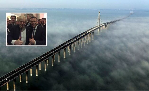 Η Γαλλία απέρριψε ευγενικά την ιδέα του Μπόρις Τζόνσον για γιγαντιαία γέφυρα επάνω από τη Μάγχη