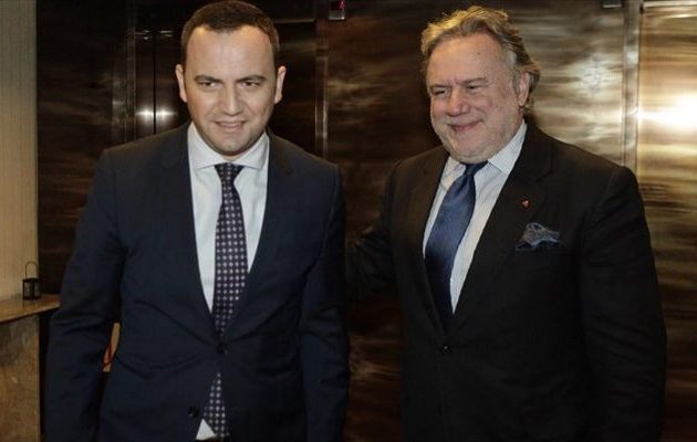 Την οικονομική συνεργασία Ελλάδας-ΠΓΔΜ συζήτησε ο Κατρούγκαλος με τον Αλβανό αντιπρόεδρο των Σκοπίων