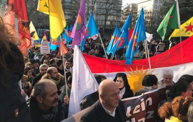 20.000 Κούρδοι διαδήλωσαν στην Κολωνία κατά της τουρκικής εισβολής στη βορειοδυτική Συρία