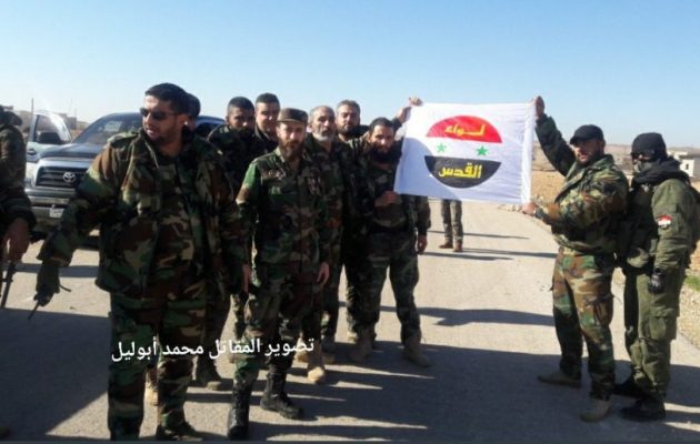 Παλαιστινιακή μονάδα εξοπλισμένη με αμερικανικά όπλα στο πλευρό του συριακού στρατού στην Ιντλίμπ