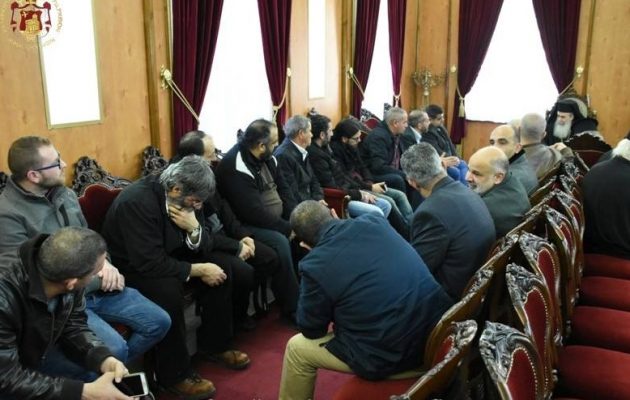 Ελληνορθόδοξοι της Δυτικής Όχθης εξέφρασαν την υποστήριξή τους στο Πατριαρχείο Ιεροσολύμων