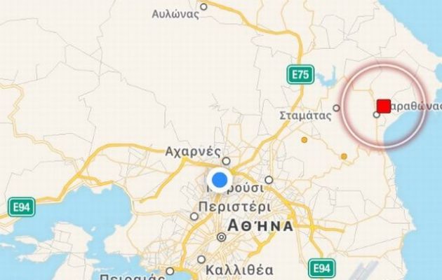 Ισχυρός σεισμός ταρακούνησε την Αθήνα στις 22.24 – Δείτε το επίκεντρο από δορυφόρο