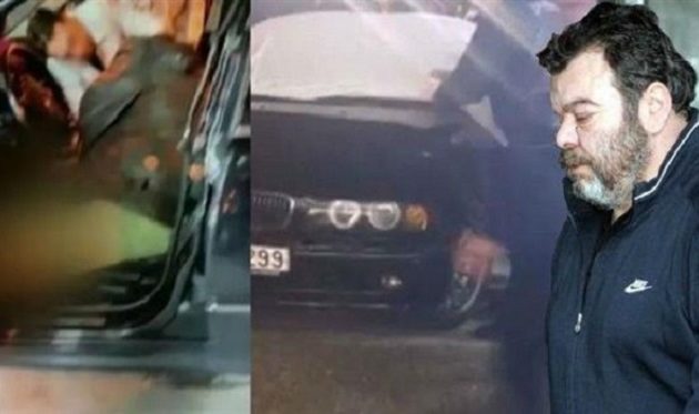 Σοκαριστικές εικόνες μέσα από το αυτοκίνητο που ξεψύχησε ο Στεφανάκος (φωτο+βίντεο)