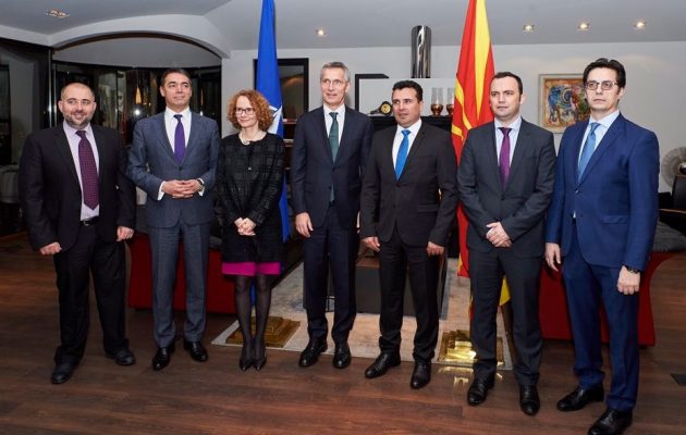 Ο Γ.Γ. του ΝΑΤΟ είπε στους Σκοπιανούς να προσγειωθούν στην πραγματικότητα