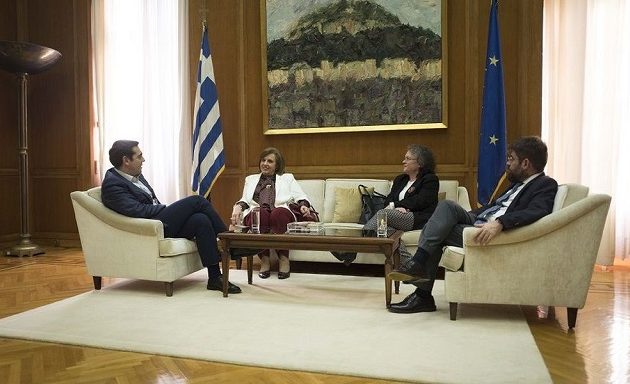 Δήλωση με νόημα από Τσίπρα στη συνάντηση με την Μεγαλοοικονόμου
