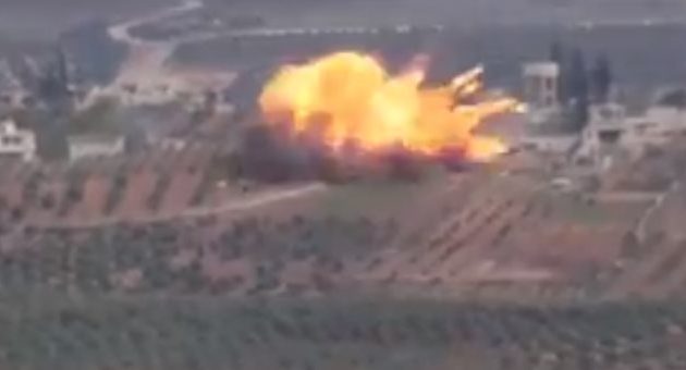 Οι Κούρδοι τινάζουν στον αέρα τουρκικό τανκ στην επιχείρηση «Κλάδος Ελαίας» (βίντεο)