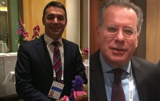 Ο Κουμουτσάκος συζήτησε με τον Ντιμιτρόφ «τις γνωστές θέσεις» για το όνομα των Σκοπίων – Τι εννοεί η ΝΔ;