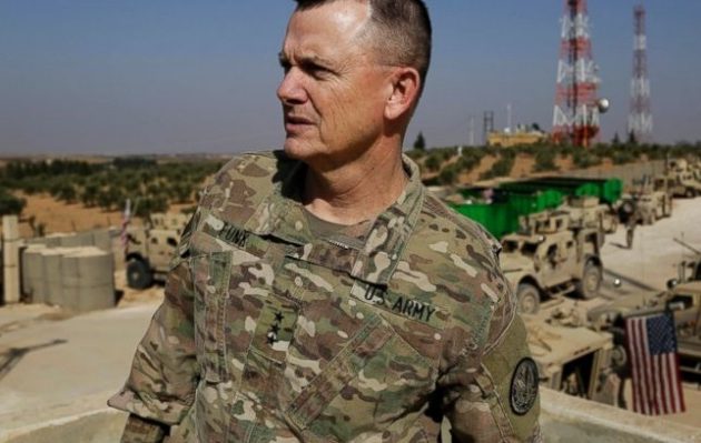 Αντιστράτηγος Φανκ: Ο Αμερικανικός στρατός δεν εγκαταλείπει τους Κούρδους της Συρίας