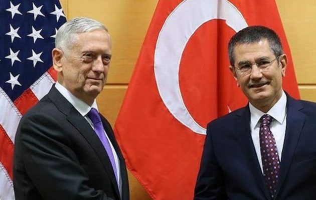 Τζέιμς Μάτις σε Τούρκους: «Να επικεντρωθείτε στον πόλεμο ενάντια στο Ισλαμικό Κράτος»