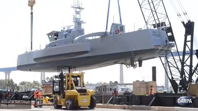 Το αμερικανικό Πολεμικό Ναυτικό απέκτησε το πρώτο πλοίο-drone (βίντεο)