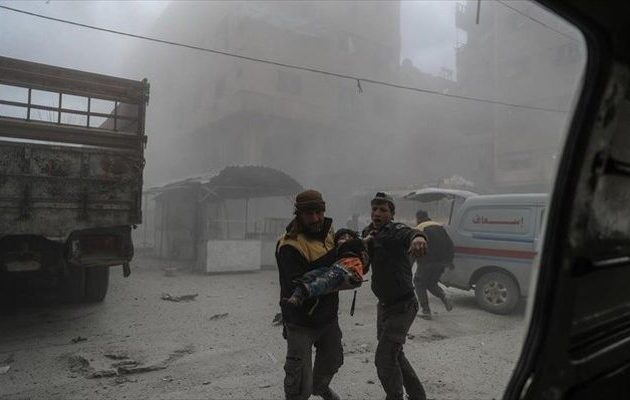 Νέο «σφυροκόπημα» από αέρος στην Αν. Γούτα – Χτυπήθηκαν 12 νοσοκομεία