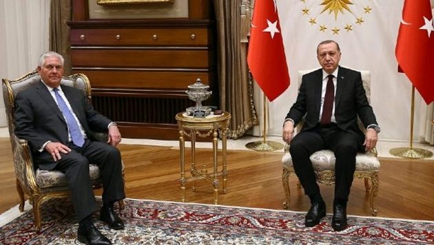 Τρεις ώρες συζητούσαν Ερντογάν-Τίλερσον στην Άγκυρα – Στο επίκεντρο Κούρδοι και S-400