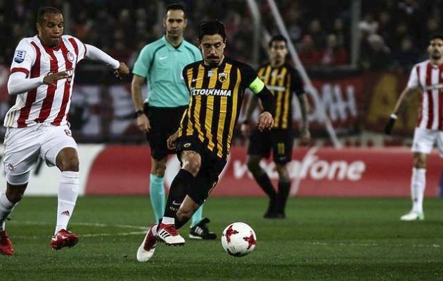 ΑΕΚ για τίτλο: Νίκησε τον Ολυμπιακό στο “Καραϊσκάκης” 2-1