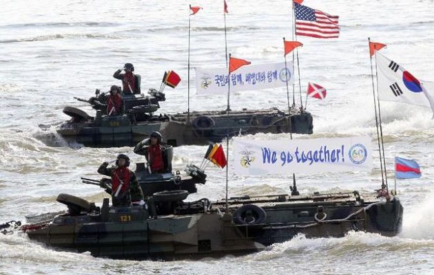 Την 1η Απριλίου ξεκινούν τα στρατιωτικά γυμνάσια ΗΠΑ-Ν. Κορέας