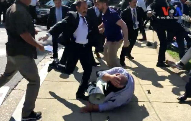 Στο αρχείο η μπήκε η δίωξη των 11 σωματοφυλάκων του Ερντογάν από τις αμερικανικές Αρχές