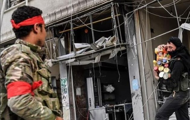 40 μισθοφόροι των Τούρκων σκοτώθηκαν και τραυματίστηκαν ενώ λεηλατούσαν στην Εφρίν