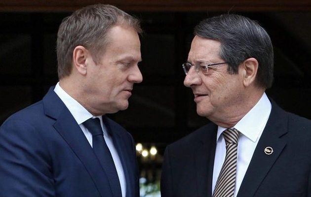 Τουσκ-Αναστασιάδης συζήτησαν για τις τουρκικές προκλήσεις στην κυπριακή ΑΟΖ