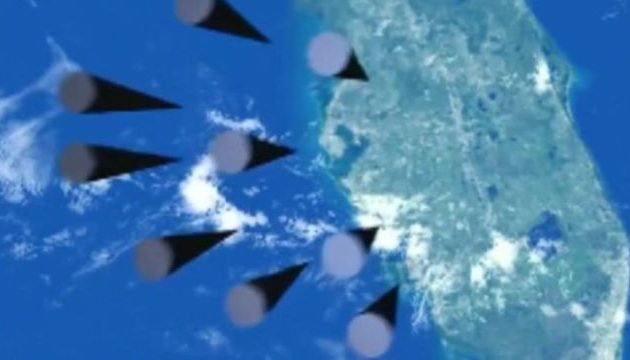 Σάλος με το βίντεο Πούτιν που δείχνει ρωσικούς πυραύλους να «λοκάρουν» Φλόριντα (βίντεο)