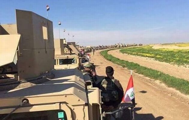 Ιρακινός στρατός αναπτύχθηκε στην πόλη Σιντζάρ των Γιαζίντι για να εμποδίσει την εισβολή Ερντογάν