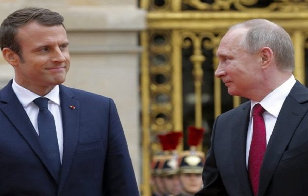 Ο Μακρόν ζήτησε από τον Πούτιν να μεσολαβήσει για την εκεχειρία στην Συρία