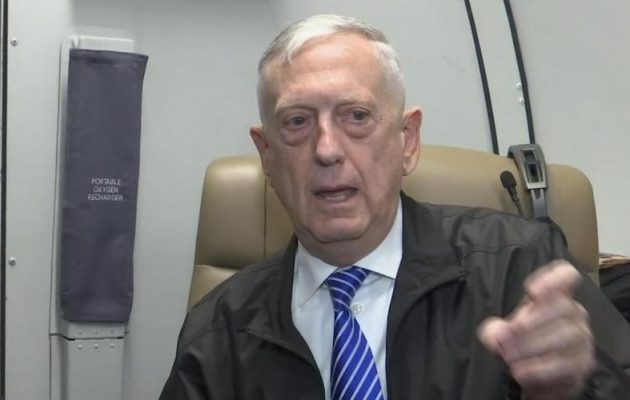 Τζέιμς Μάτις: Η Ρωσία δεν μπορεί να αντικαταστήσει τον ρόλο των ΗΠΑ στη Μέση Ανατολή