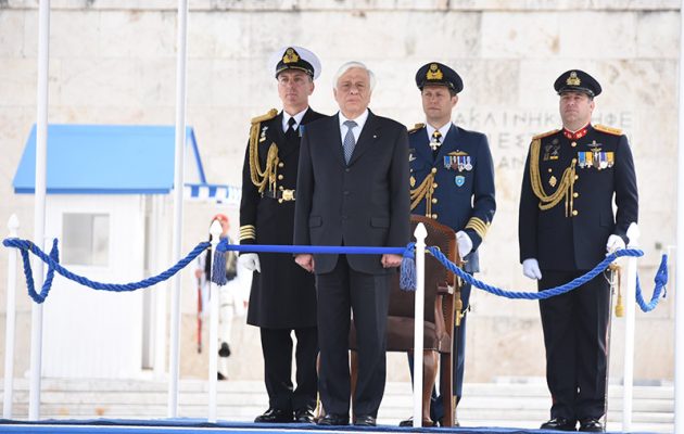 Παυλόπουλος: Θα υπερασπιζόμαστε πάντοτε το έδαφος και την κυριαρχία της πατρίδας μας και της Ε.Ε.