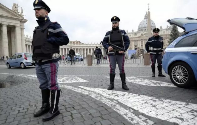 10.000 αστυνομικοί στους δρόμους της Ρώμης για να αποτρέψουν πιθανή τζιχαντιστική επίθεση