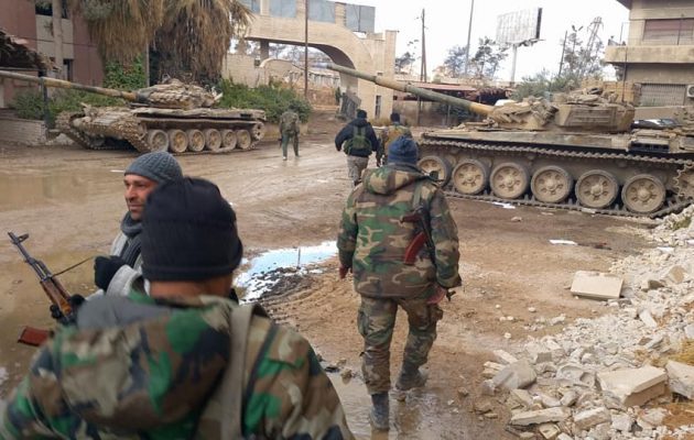 Ο συριακός στρατός απελευθέρωσε το 1/3 της Ανατολικής Γούτα – Χάνει τη μάχη η Τζαΐς Αλ Ισλάμ